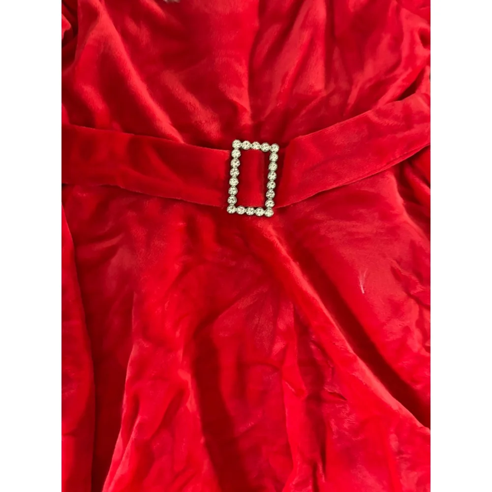 Girls Unbranded Red & White Santa Dress Seasonal Costume (130) size 8
